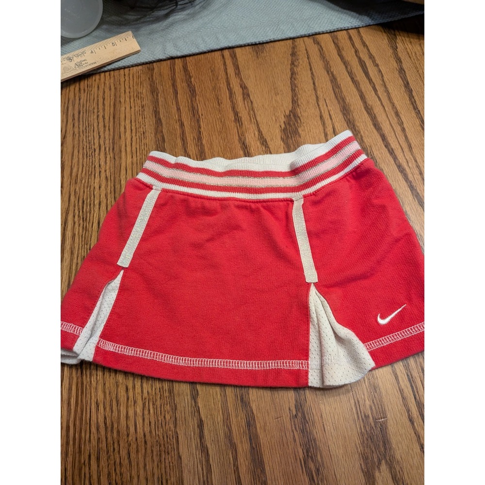 Nike Baby Girls Red Skort 18M Elastic Waist Athletic Tennis Skirt 3212 001-16